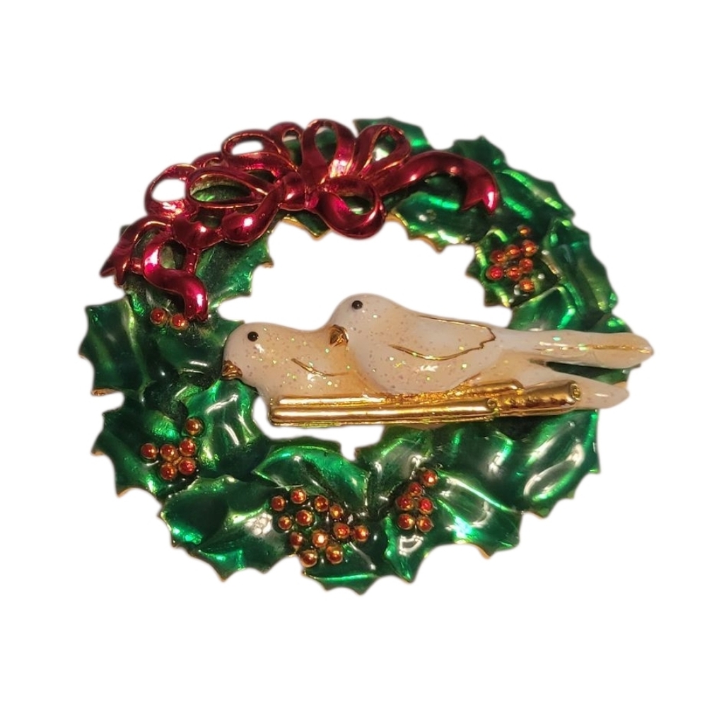 Vintage Holiday Brooch